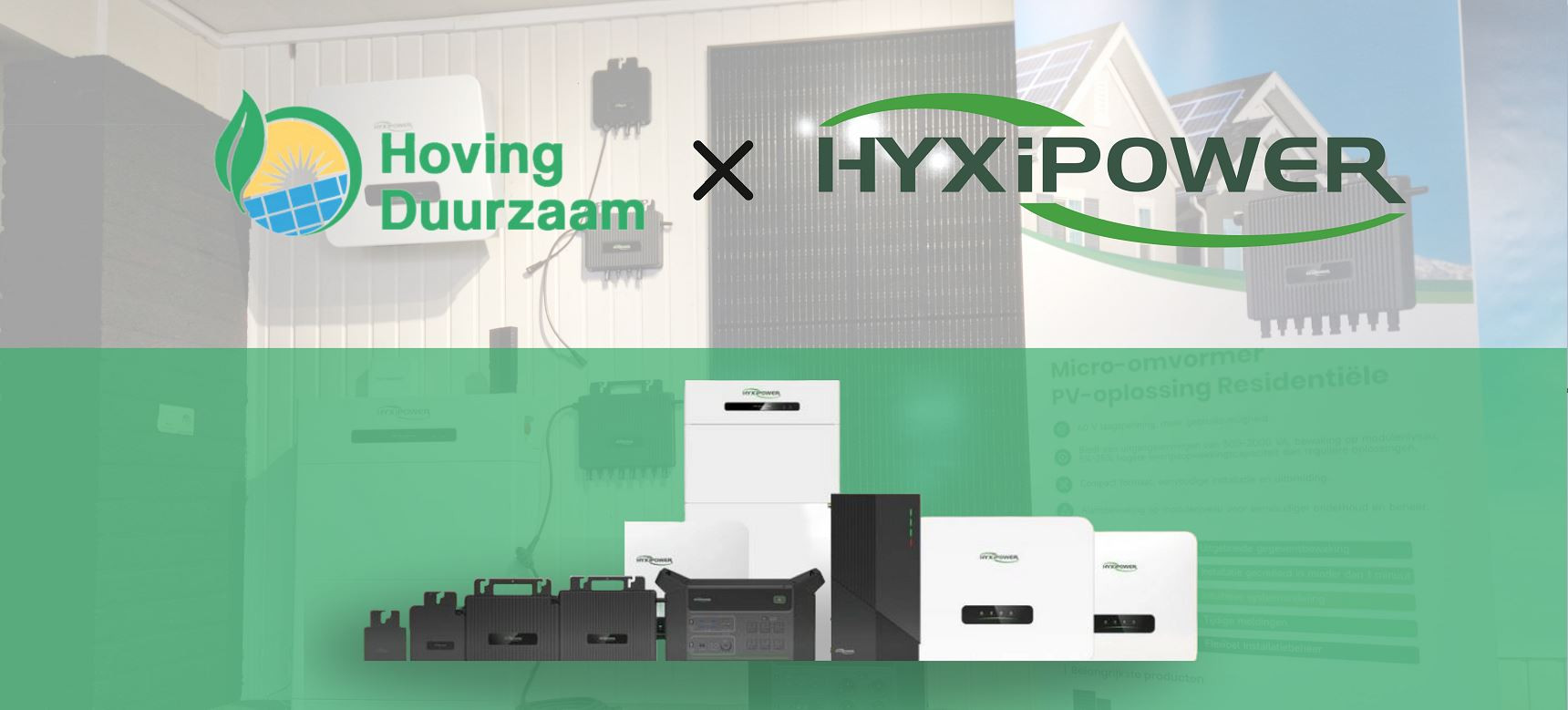 Hoving Duurzaam x HYXiPOWER